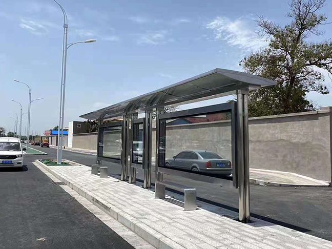 江西撫州公交候車亭發（fā）貨