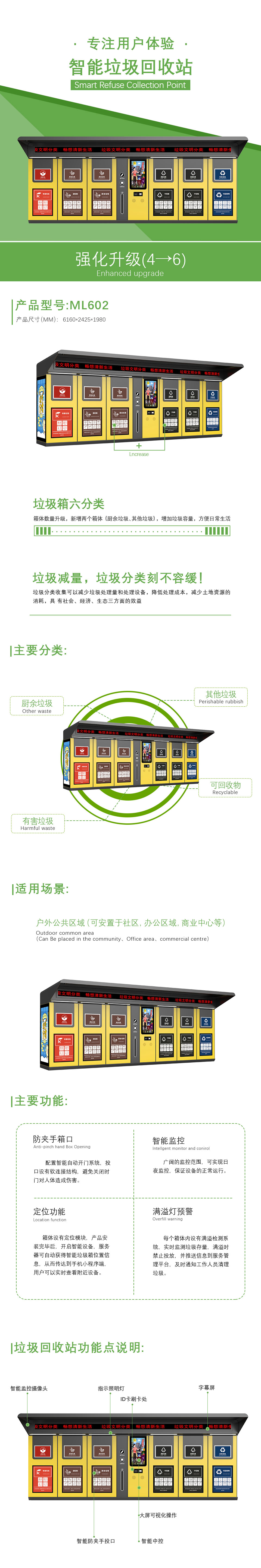 分類垃圾（jī）回收（shōu）箱