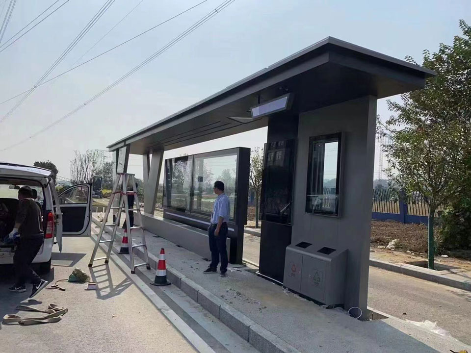 候車亭安裝圖（tú）
